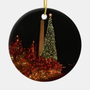 Christmas in Washington DC Ceramic Tree Decoration
