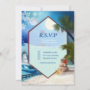 Christmas in Winter & Summer Collection Invitation