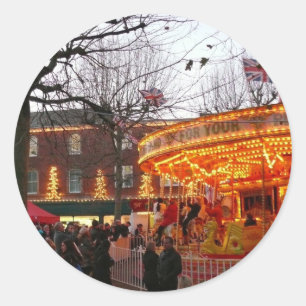 Christmas in York Classic Round Sticker