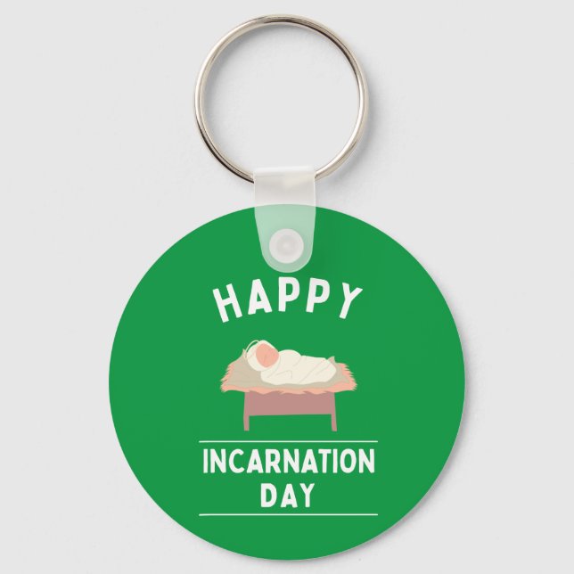 Christmas Incarnation Day Keychain (Front)