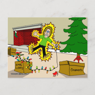 Christmas Injuries Postcard