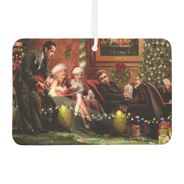 Christmas Interlude Car Air Freshener (Front)