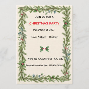 Christmas Invitation 