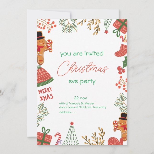 Christmas Invitation (Front)
