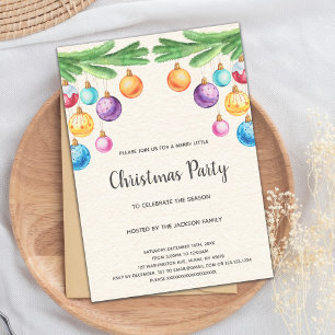 Christmas Invitation, Christmas Party, Holiday Invitation
