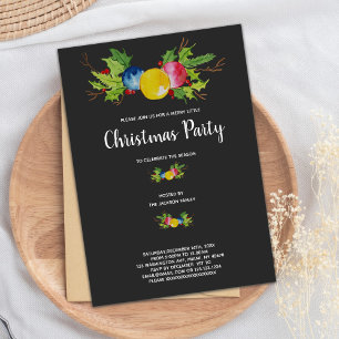 Christmas Invitation, Holiday Invitation