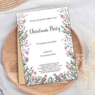 Christmas Invitation, Holiday Invitation