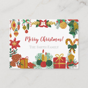 Christmas Invitation Postcard