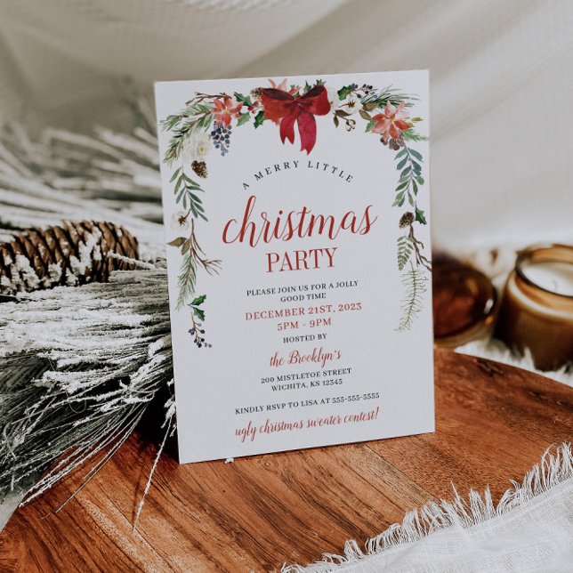 Christmas Invitation - Xmas Party Invitation  (Creator Uploaded)