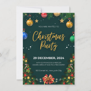 christmas invitations card