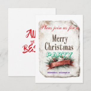 christmas invitations cards