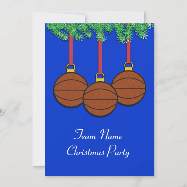 Christmas Invitations for Fastpitch Softball (Front)