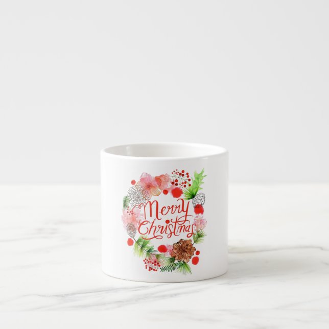 Christmas Is A time To Be Merry  Espresso Cup (Front)