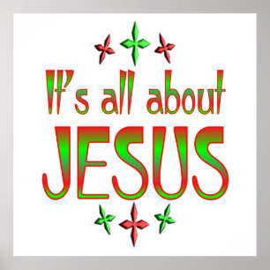 Christmas is about Jesus Poster