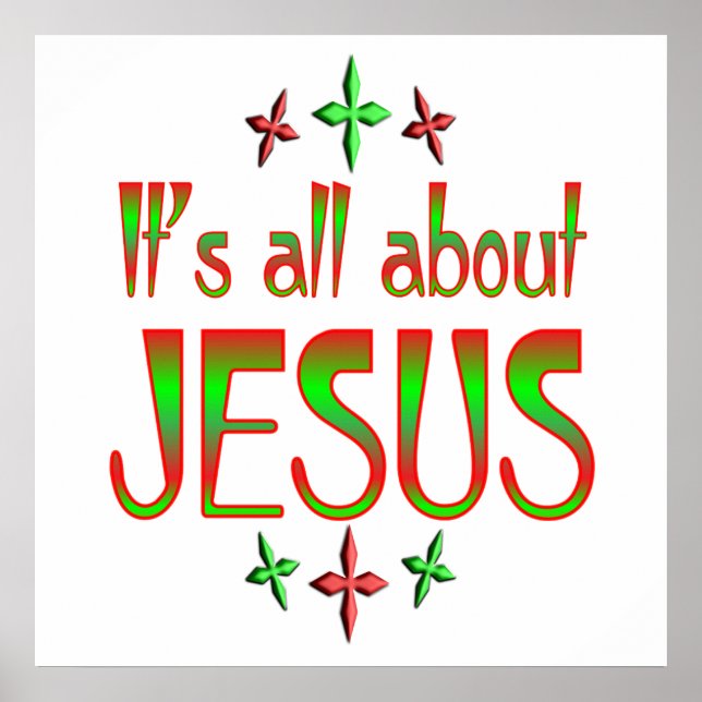 Christmas is about Jesus Poster (Front)