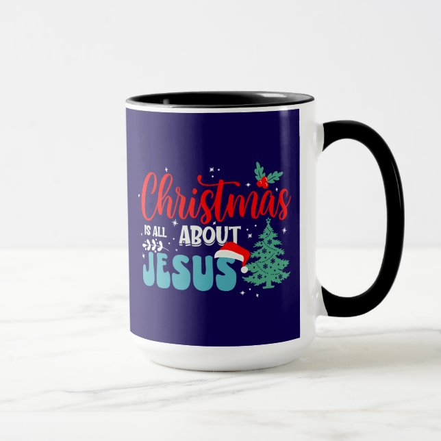 Christmas Is All About Jesus-43687 Mug (Right)
