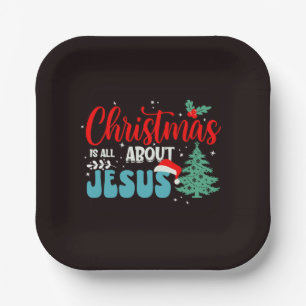 Christmas Is All About Jesus-43687 Paper Plate