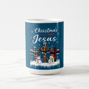 Christmas Is All About Jesus Christians Pajama Cos Coffee Mug