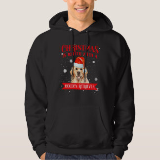 Christmas Is Better With A Golden Retriever Dog Hoodie