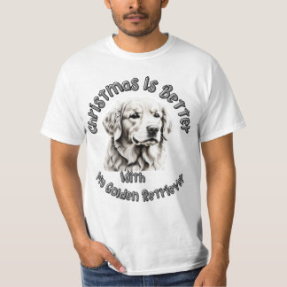 Christmas is Better with Golden Retrievers T-Shirt