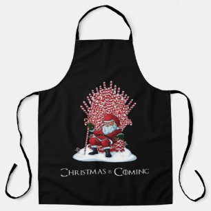 Christmas is coming apron