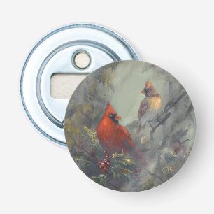 "Christmas Is Coming" Cardinals  Bottle Opener