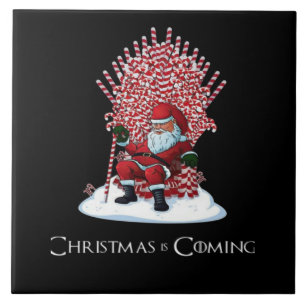 Christmas is coming ceramic tile