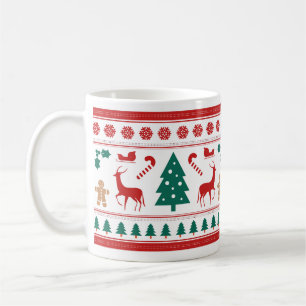 Christmas Is Coming, Christmas, Tree, Reindeer Coffee Mug