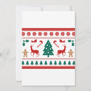 Christmas Is Coming, Christmas, Tree, Reindeer Holiday Card