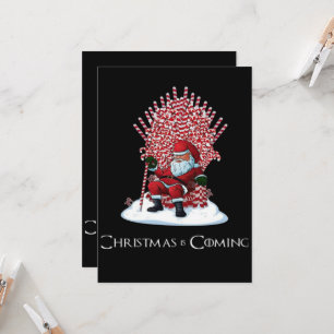 Christmas is coming invitation