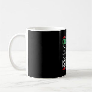 Christmas Is Coming Santa Snowman Coffee Mug