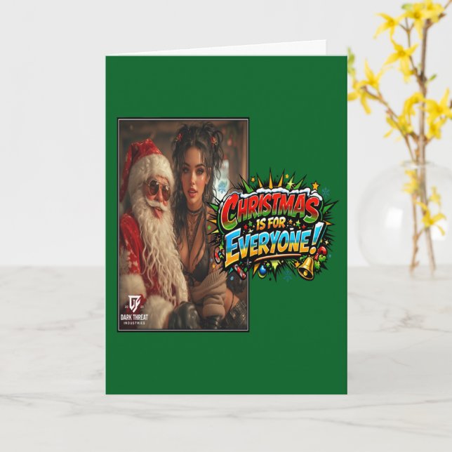 Christmas is for Everyone! Card (Yellow Flower)