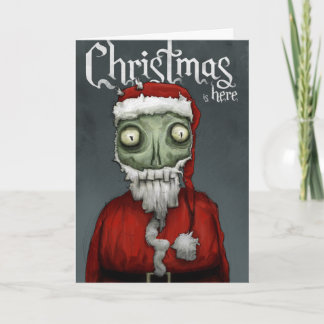 Christmas is here holiday card