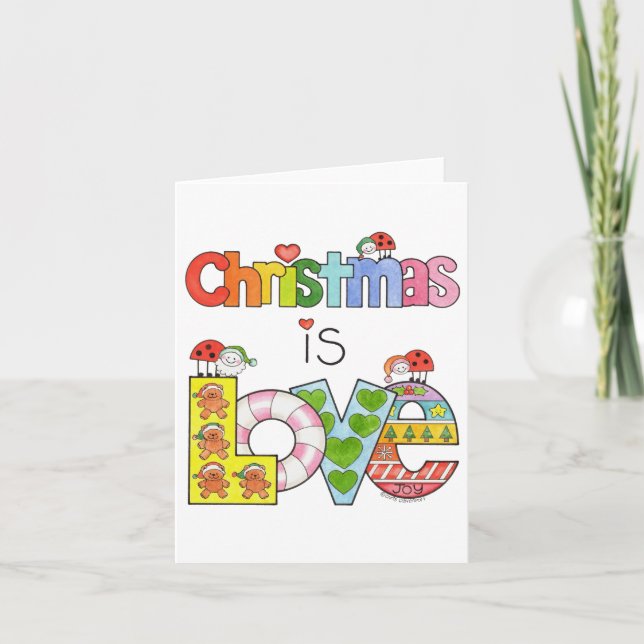 Christmas Is Love Card (Front)