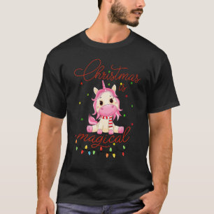 Christmas Is Magical Unicorn Lover T-Shirt