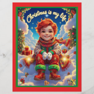 Christmas is my life, custom letterhead