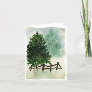 Christmas is tenderness, courage and hope card