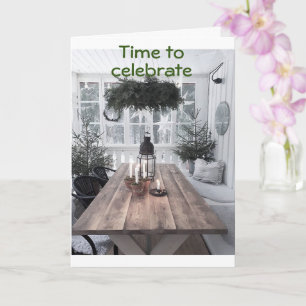 CHRISTMAS IS TIME TO THINK OF "YOU" CARD