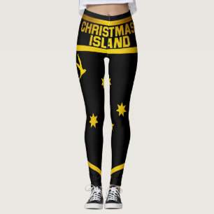 Christmas Island Emblem Leggings