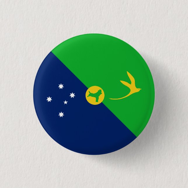 Christmas Island Flag 3 Cm Round Badge (Front)