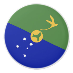 Christmas Island flag Ceramic Knob