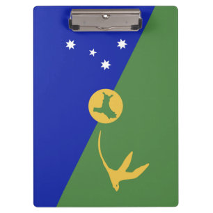 Christmas Island flag Clipboard