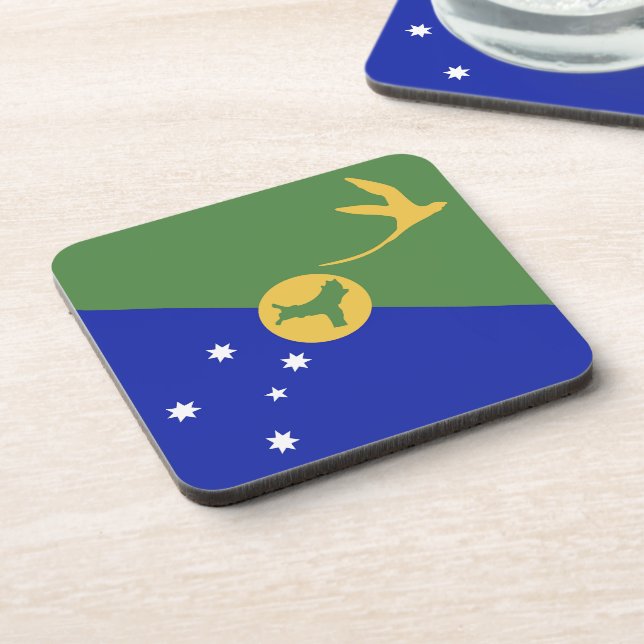 Christmas Island flag Coaster (Left Side)