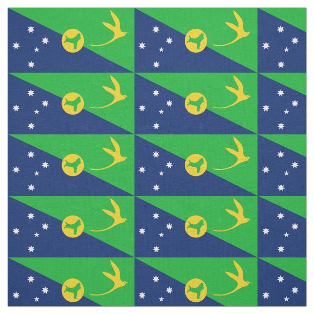 Christmas Island Flag Fabric (Swatch)
