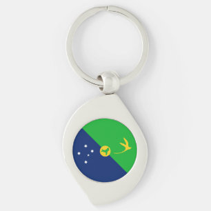 Christmas Island Flag Key Ring