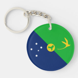Christmas Island Flag Key Ring