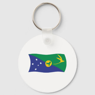Christmas Island Flag Keychain