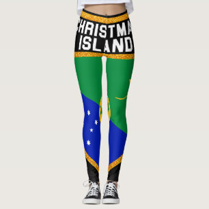 Christmas Island Flag Leggings