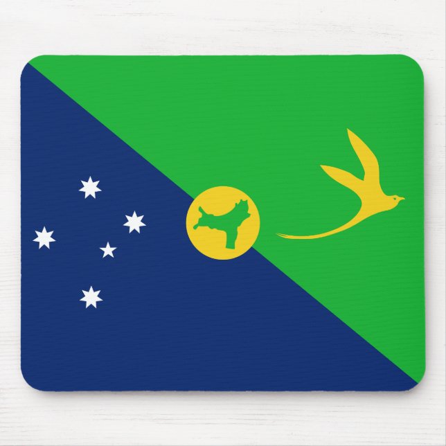Christmas Island Flag Mouse Pad (Front)