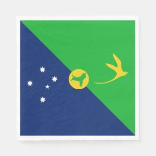 Christmas Island Flag Napkin